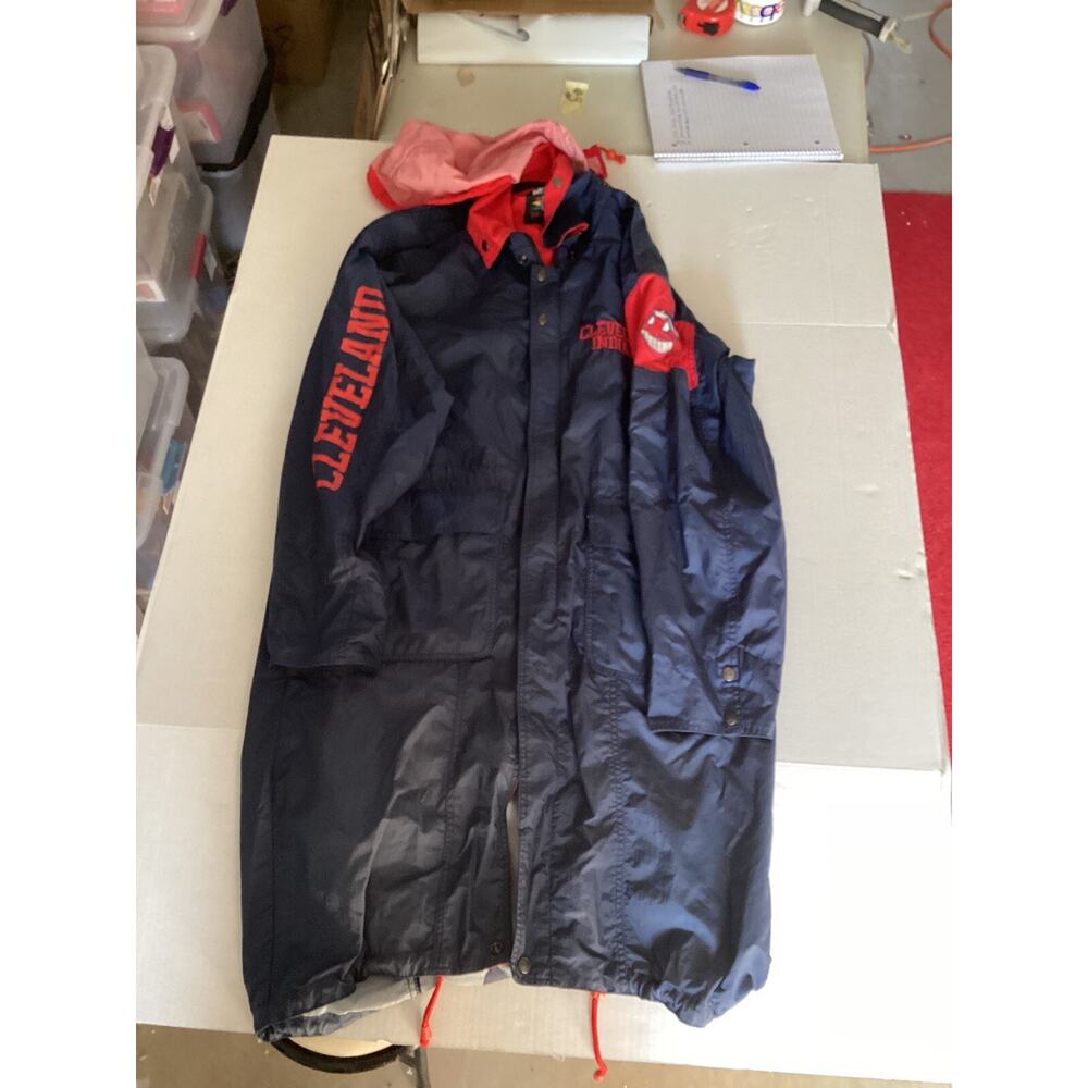 MIRAGE Cleveland Indians Collection Mens Jersey Long Coat M
